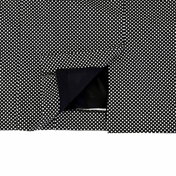 Michael Kors Black & White Diamond Dot Pencil Skirt Size XL Back Zipper NWOT - Picture 8 of 13